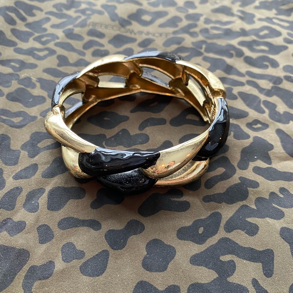 Black and gold bracelet